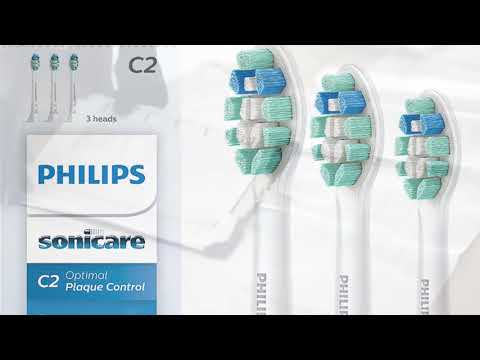 New Genuine Philips Sonicare C2 Optimal Plaque Control Toothbrush Head