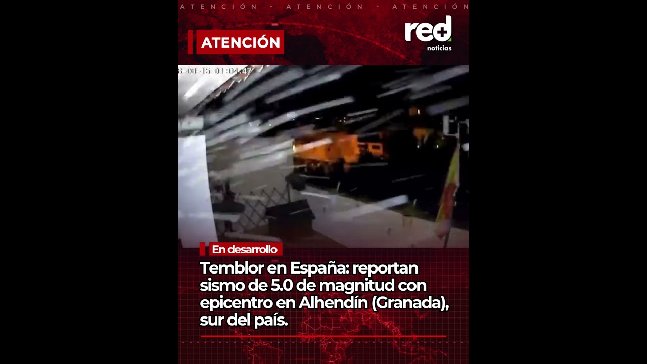 Temblor en España: reportan sismo de 5.0 de magnitud con epicentro en Alhendín