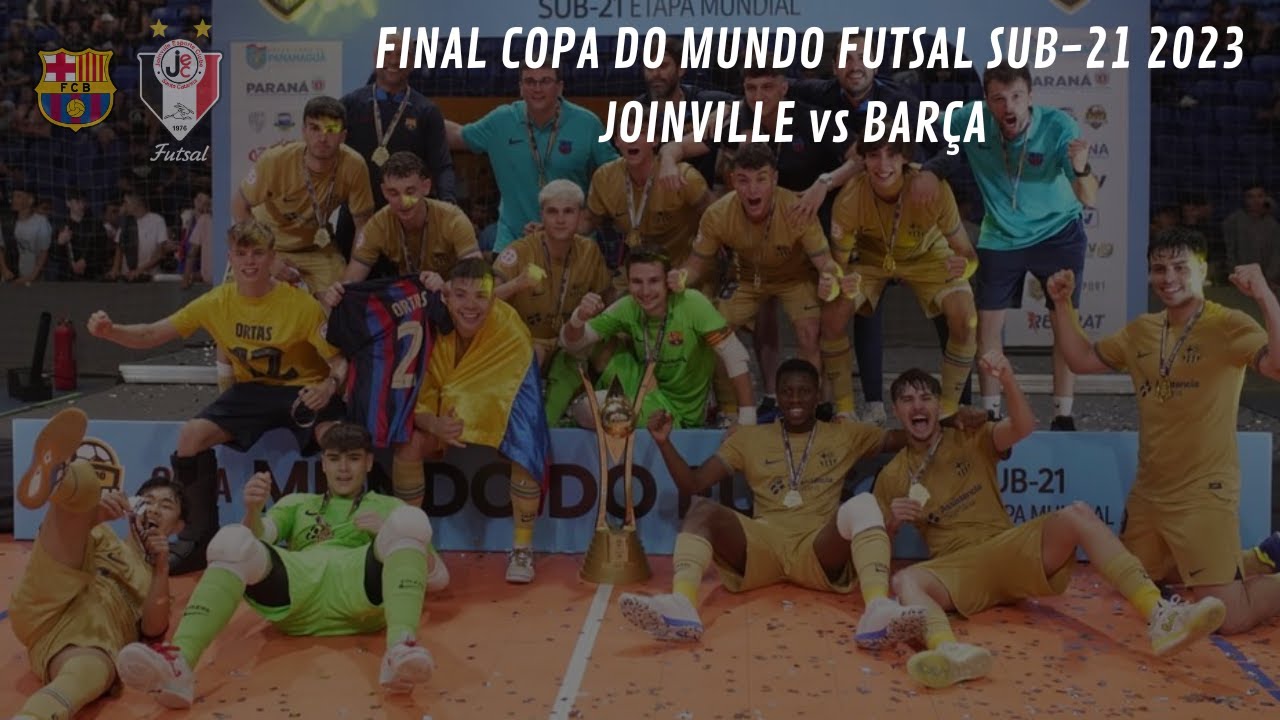 Barcelona é o grande campeão da Copa Mundo do Futsal Sub-21 em Paranaguá