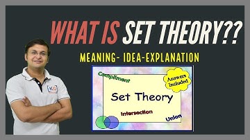Part-1 | Introduction to Set Theory In English | Definition of set in English Basics concepts