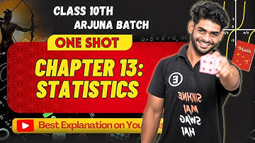 Statistics  Class 10 in One Shot 🔥 | Class 10 Maths Chapter 13  | Abhishek sir