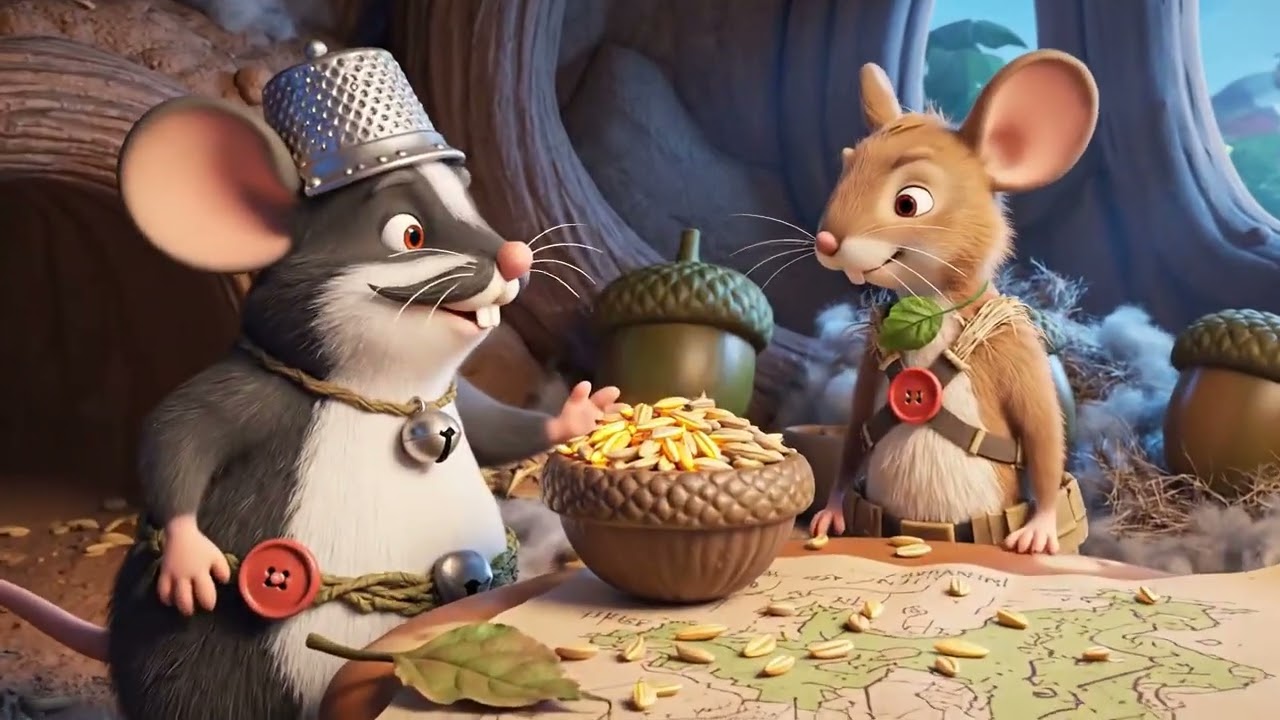 Mouse Family Adventure | The Secret Food Storage (Episode 16)