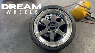 Dream Wheels - Rays Volk Racing OG TE37V's Staggered Set w/Nitto Neo Gens & Nitto Invo