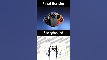 Storyboard vs Final 3D Animation #shorts #blender3D #animation