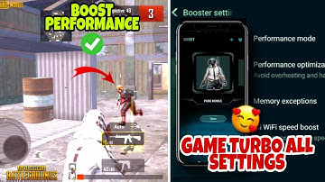 Game Turbo Best Settings For Gaming - POCO X3 PRO