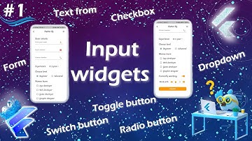 Input widget in flutter | Flutter input widgets