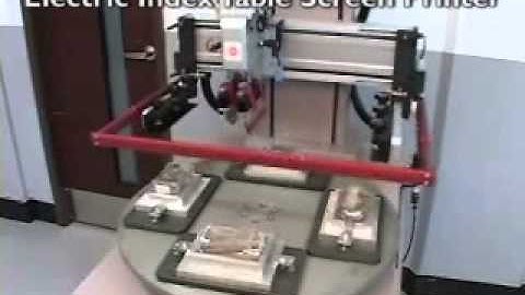 ATMA AT-25PAD (4 Index) Electric Index Table Screen Printer