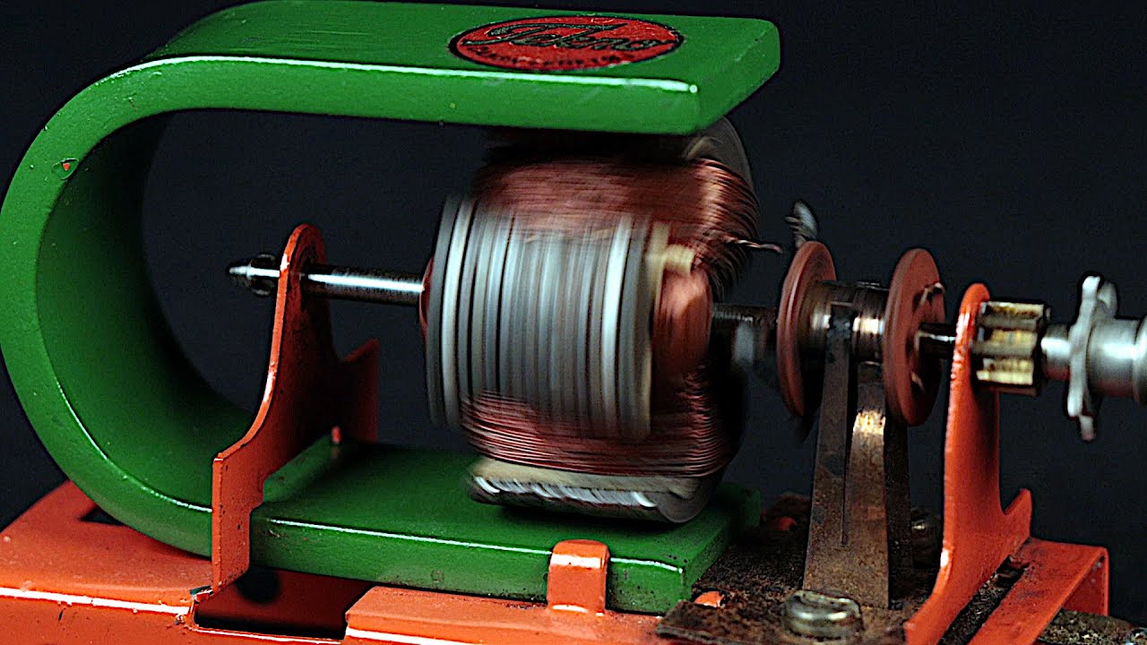 Tekno no. 50 Vintage Model Electric Horseshoestyle Electric Motor