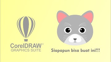 CorelDRAW Tutorial | Cara buat kawaii kucing lucu di CorelDraw