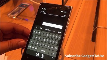 Windows Phone 8.1 Swipe To Type Word Flow Keyboard Feature Review, Fast Speed Overview HD