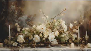 Floral Art With a Neutral Esthetic | Vintage Inspired Art For Your TV