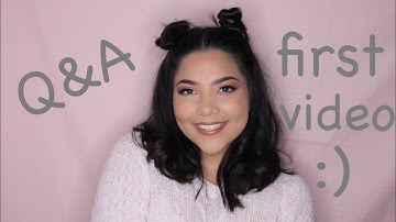 GRWM//Q&A First video.