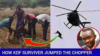 How KDF Military Survivor Jumped From The Helicopter Crash That Claimed CDF Francis Ogolla