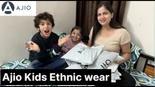 Ajio Kids Ethnic Wear Haul !