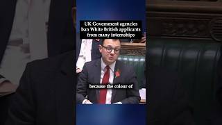 UK Government agencies ban White British applicants from many internships. #ukpolitics #labour