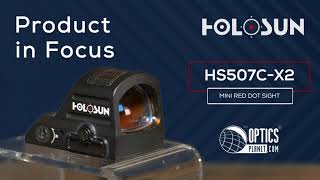 Holosun HS507C X2 Mini Red Dot Sight - OpticsPlanet.com