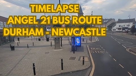 TIMELAPSE (x20 speed) Angel 21 | Durham to Newcastle