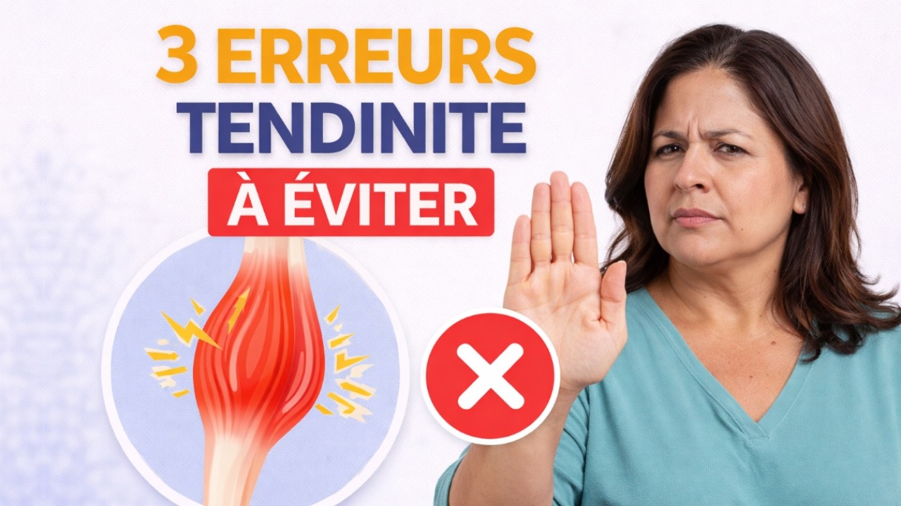 3 erreurs à ÉVITER en présence d'une tendinite
