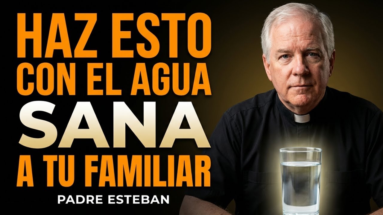 ⚠️PADRE ESTEBAN ENSEÑÓ: LA ORACIÓN QUE DEBES DECIR SOBRE EL AGUA ANTES DE DÁRSELA A UN ENFERMO
