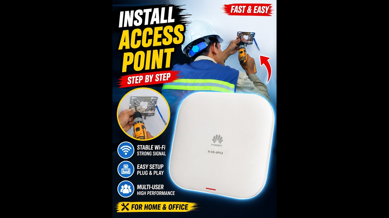 How to Install AP Huawei - YouTube