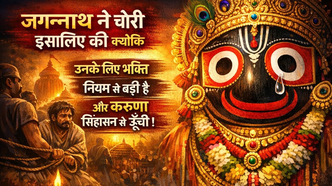 जब भगवान भूखे रहकर रो पड़े 😢 | जगन्नाथ ने चोरी क्यों की? (सच्ची लीला)🙏