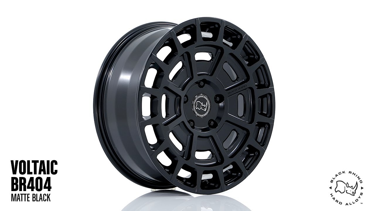 Black Rhino BR404 Voltaic Matte Black - PowerHouse Wheels & Tires