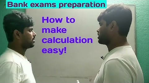 || Double role talking about how to make calculation easy in banking exams ||