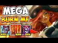 THIS MEGA BURN MISS FORTUNE BUILD TICKS 50% OF THEIR HP WITH ONE E - League of Legends