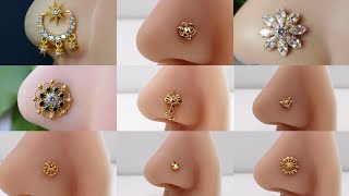 Gold Daily Wear Nose Pin Design 2025