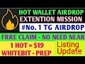 Hot Wallet 17 Token free Hasil kro ||| Hot wallet full review Listing Roadmap Latest