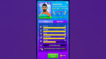 shukdeep upgrade 110 se 120 | #cricketleague #cricket #miniclip #games #gaming #shorts #subscribe