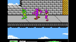 Teenage Mutant Ninja Turtles 2: The Manhattan Project (FC · Famicom) session for 1Player Donatello