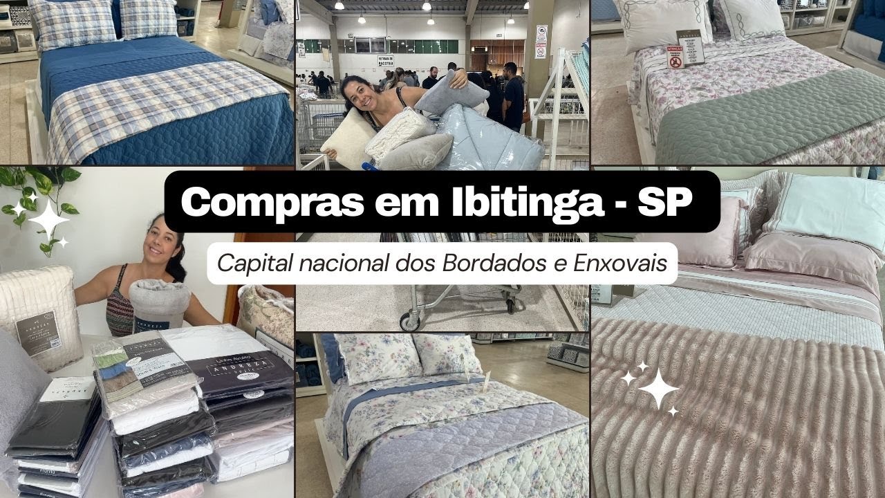 Um dia de compras em Ibitinga - SP,  muita roupa de cama, promoção e muito mais!