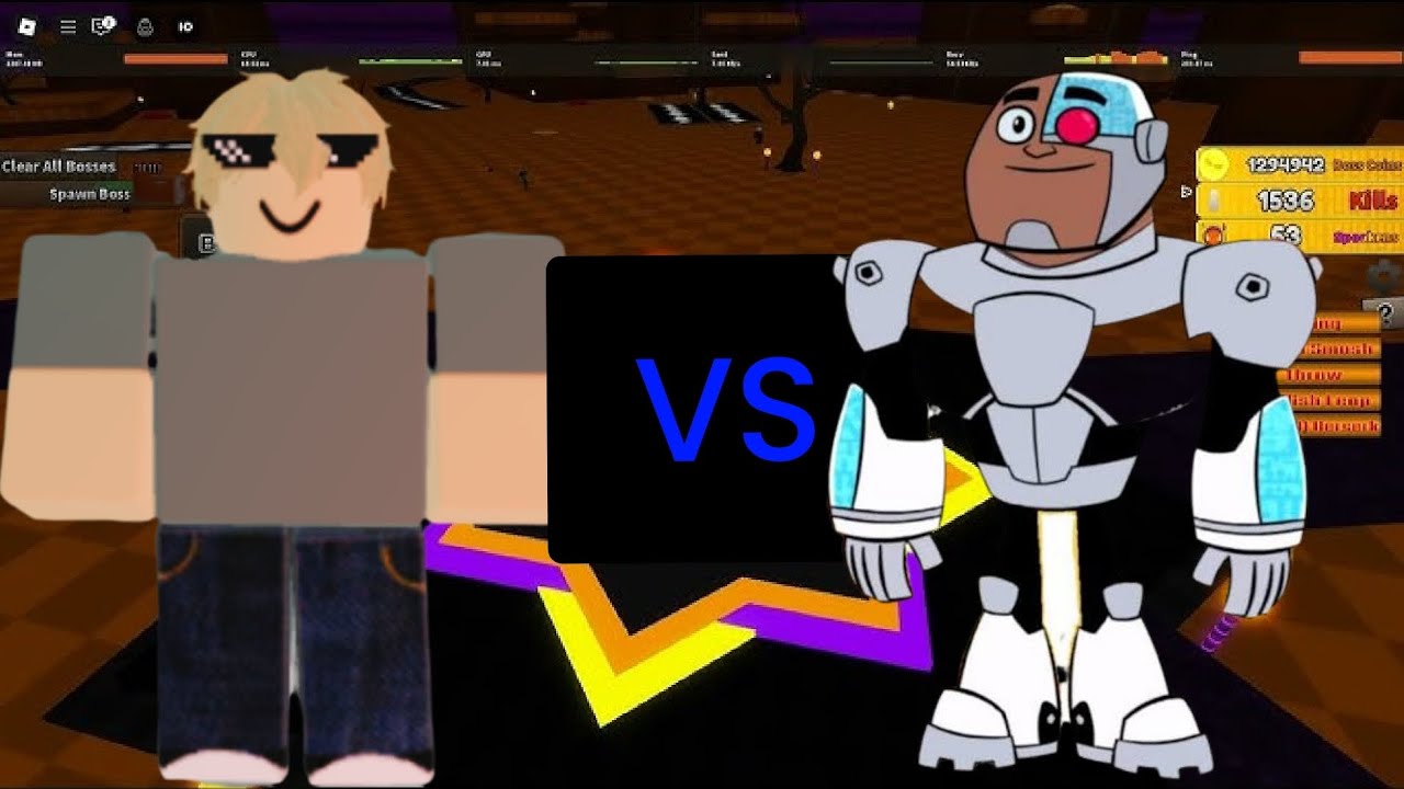cyborg vs Aston(Boss Battle) Part 2