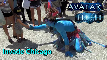 Avatar Aliens Invade Chicago’s Loop 👽 Cirque du Soleil 👽 Toruk the First Flight