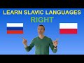 How to Learn Slavic Languages Right | My Experience with Russian &amp; Polish