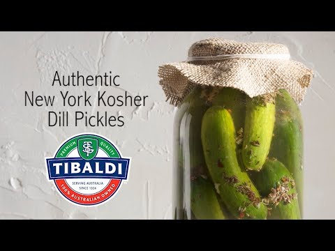 Authentic New York Kosher Dill Pickles