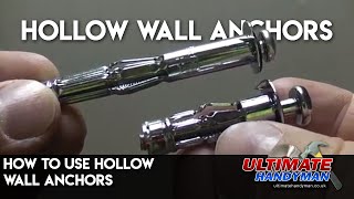 How to use hollow wall anchors screenshot 2