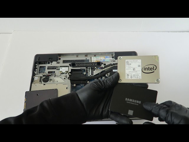 Dell Latitude E6540 Upgrade SSD RAM Hard - YouTube