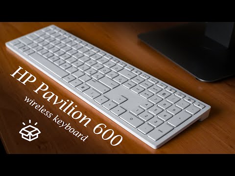 HP Pavilion 600 wireless keyboard unboxing first look