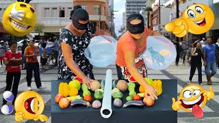 VARIOUS STREET GAMES 2026 - MEMORY GAME AND FRUIT GAMES - MATCH THE COLORS IN THE TUBES screenshot 1