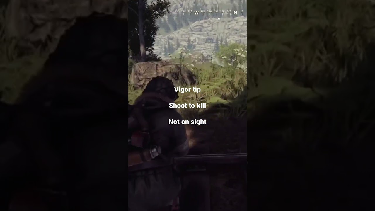 Vigor tips don’t shoot on sight 