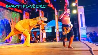 Lucu bikin ngakak, Cu Pat Kai Vs T.rex _ Terbaru kostum hewan - hewan ketoprak BHAKTI KUNCORO