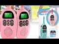 Ukuu talkies walkies enfants vox talkie walkie usb rechargeable talkie walkie pour enfants sympath