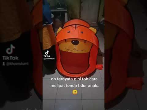 CARA MELIPAT TENDA ANAK #shorts  #tenda