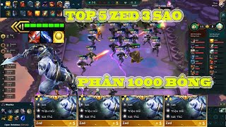 Đấu trường chân lý #2: Top 5 zed 3 sao phân 1000 bóng