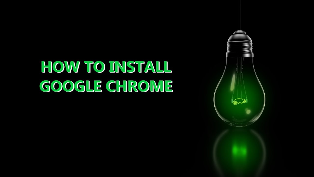 opensuse installer installer google chrome