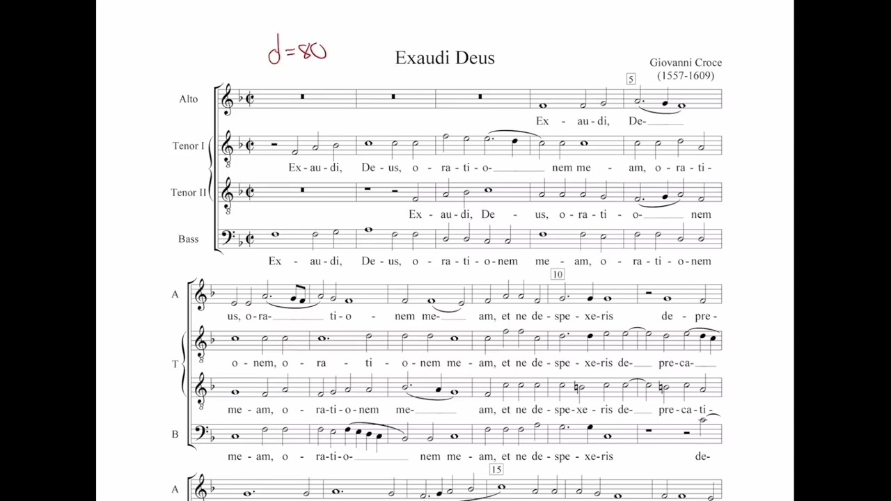 Exaudi Deus Tenor I