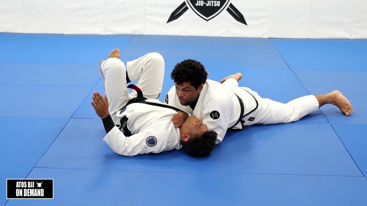 The Right Way to Set up the Paper Cut Choke + Sneaky Arm Bar - Andre Galvao 