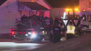 Deadly crash caused fire at Caudill's Electric in Kernersville: Highway Patrol